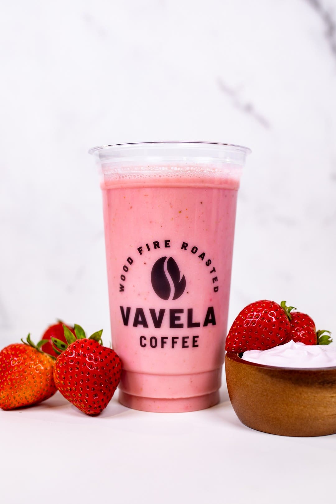 Strawberry yogurt smoothie